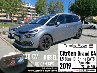 Citroen C4 G. Space.1.5 BlueHDi Shine EAT8 com 96 156 km por 23 950 € Terminal Motor | Setúbal