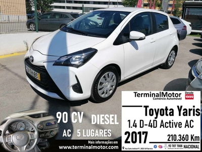 Toyota Yaris 1.4 D-4D Active+AC com 210 360 km por 11 950 € Terminal Motor | Setúbal