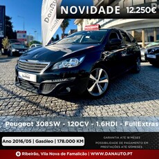 Peugeot 308 SW 1.6 BlueHDi Style J17 com 178 000 km por 12 250 € DanAuto | Braga