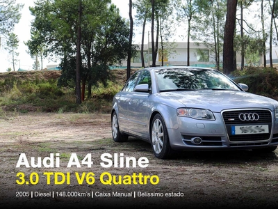 Audi A4 Sline 3.0 TDI V6 Quattro **Irrepreensvel**