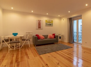 Apartamento espaçoso com 1 quarto para arrendar no Bairro Alto, Lisboa