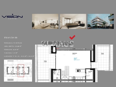 Apartamento T2 Duplex à venda em Glória e Vera Cruz