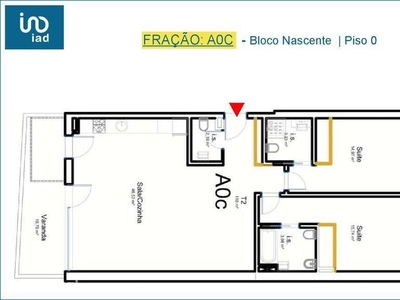 Apartamento T2 em Aveiro de 93,00 m2
