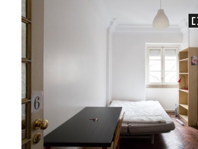 Aluga-se quarto em apartamento de 7 quartos em Arroios, Lisboa