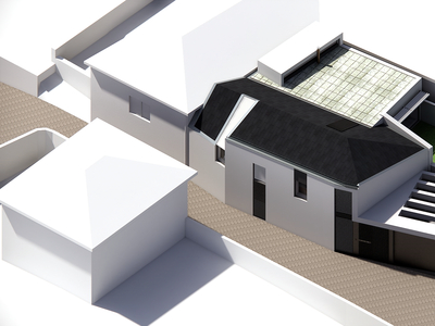 Moradia T2 C/ garagem e jardim C/ Projeto Arquitetura aprovado