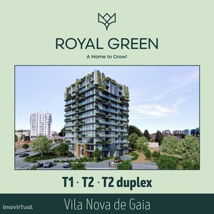 Empreendimento Royal Green (GaiaShop) // T2 Duplex a Sudeste no Piso 9