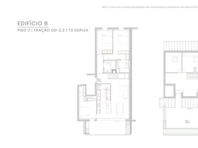 Apartamento T3 em Braga de 197,00 m²