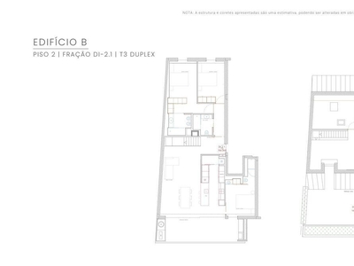 Apartamento T3 em Braga de 208,00 m²
