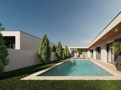Lote de 540 m2 com projeto aprovado para moradia térrea com piscina no concelho de Ponte de Lima