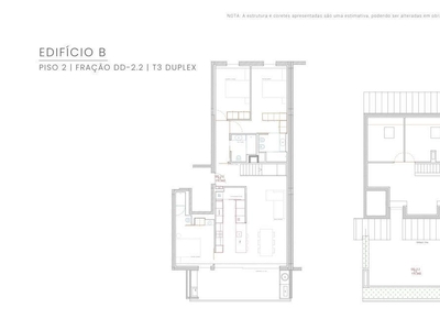 Apartamento T3 em Braga de 197,00 m2