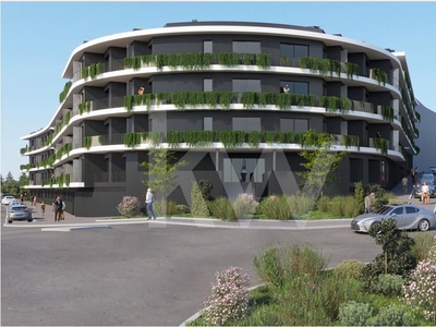 Apartamento T2 com terraço no Green Avenue na Areosa para venda em planta