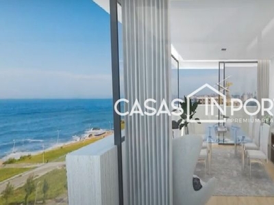 Apartamento de luxo novo T1 com varanda, primeira linha mar Gaia. Canidelo