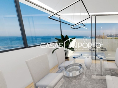 Apartamento de luxo novo T2 com varanda, primeira linha mar Gaia. Canidelo