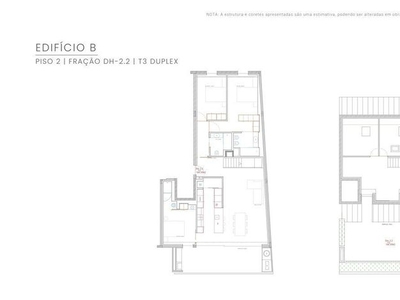 Apartamento T3 em Braga de 208,00 m2
