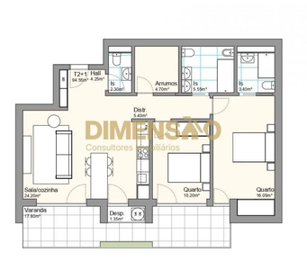 Apartamento T2+1 novo para venda em Fânzeres DCI106F (DCI106F)
