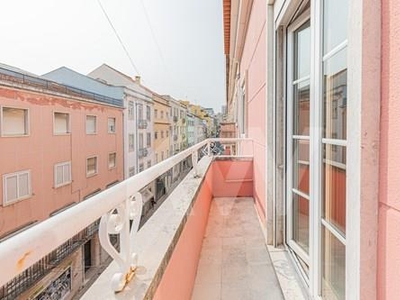3 bedroom apartment - Furnished + AC - Rua da Beneficência - Lisbon