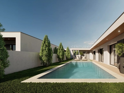 Lote de 540 m2 com projeto aprovado para moradia térrea T3+1 com piscina (concelho de Ponte de Lima)