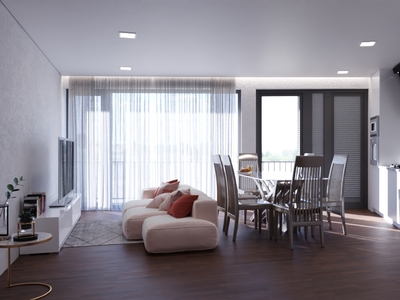 Apartamento T5 Duplex, com acabamentos contemporâneos, óptimas áreas, terraço, garagem, em Aradas, Aveiro.