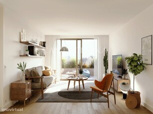 Apartamento T1+1 com varanda inserido em novo empreendimento premiu...