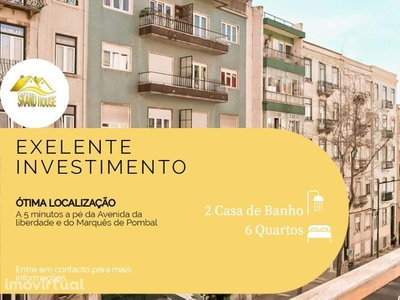 Apartamento T6 no Centro de Lisboa