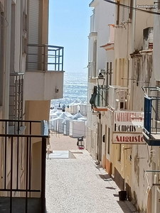 Apartamento com varanda vista de Mar