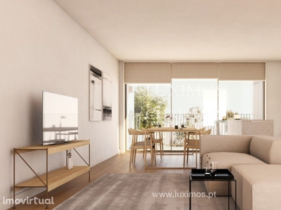 Apartamento novo com varanda, para venda, no Centro do Porto