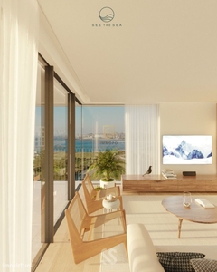 Apartamento T3 novo para venda na 1a linha de mar com vistas de mar ri