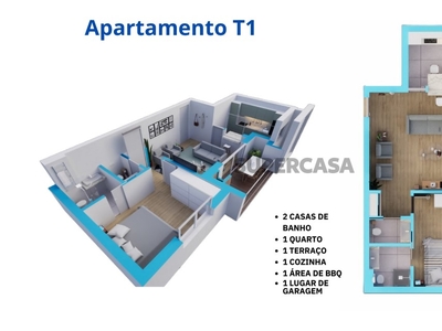 Apartamento T1 à venda em Beco Vasco da Gama
