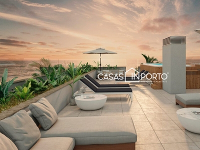 T2 de luxo com varanda e terraço - magnifica vista mar