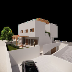 Mexilhoeira Grande - Terreno com Projeto em Fase Final de Aprovação para Moradia T3+1 com Garagem interior, Piscina e Jardim