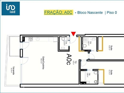 Apartamento T2 em Aveiro de 93,00 m2